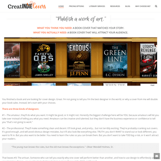 Creativindie Book Covers – Professional book cover design for bestselling authors