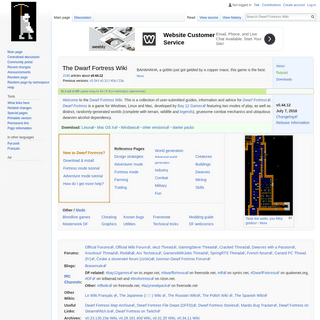 A complete backup of dwarffortresswiki.org