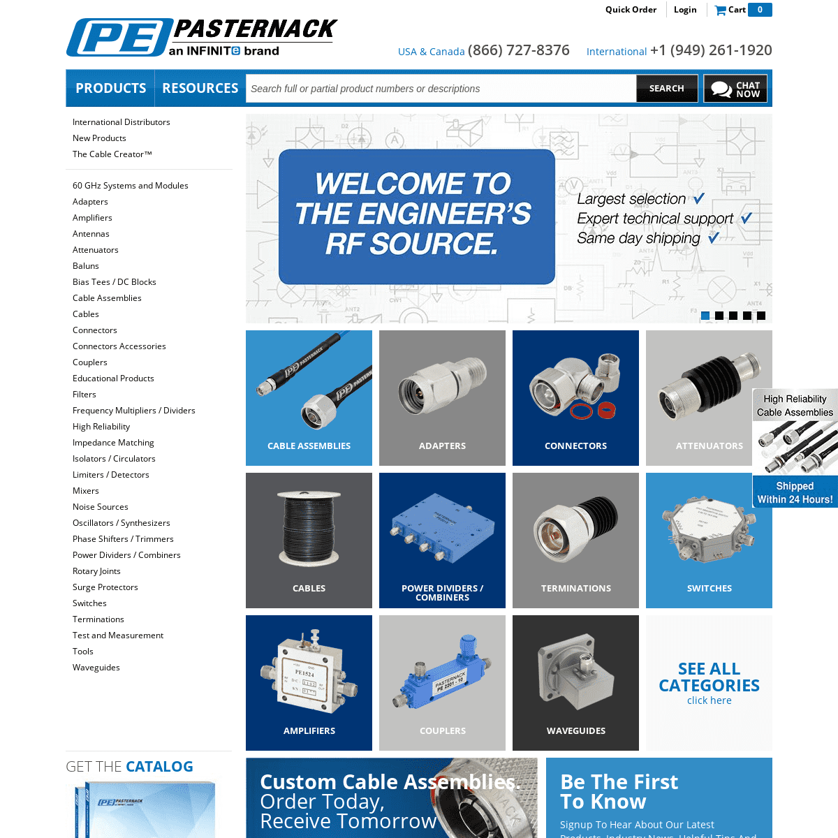 A complete backup of pasternack.com