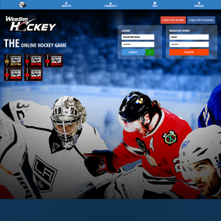 WebSim Hockey - Online Hockey Manager Game