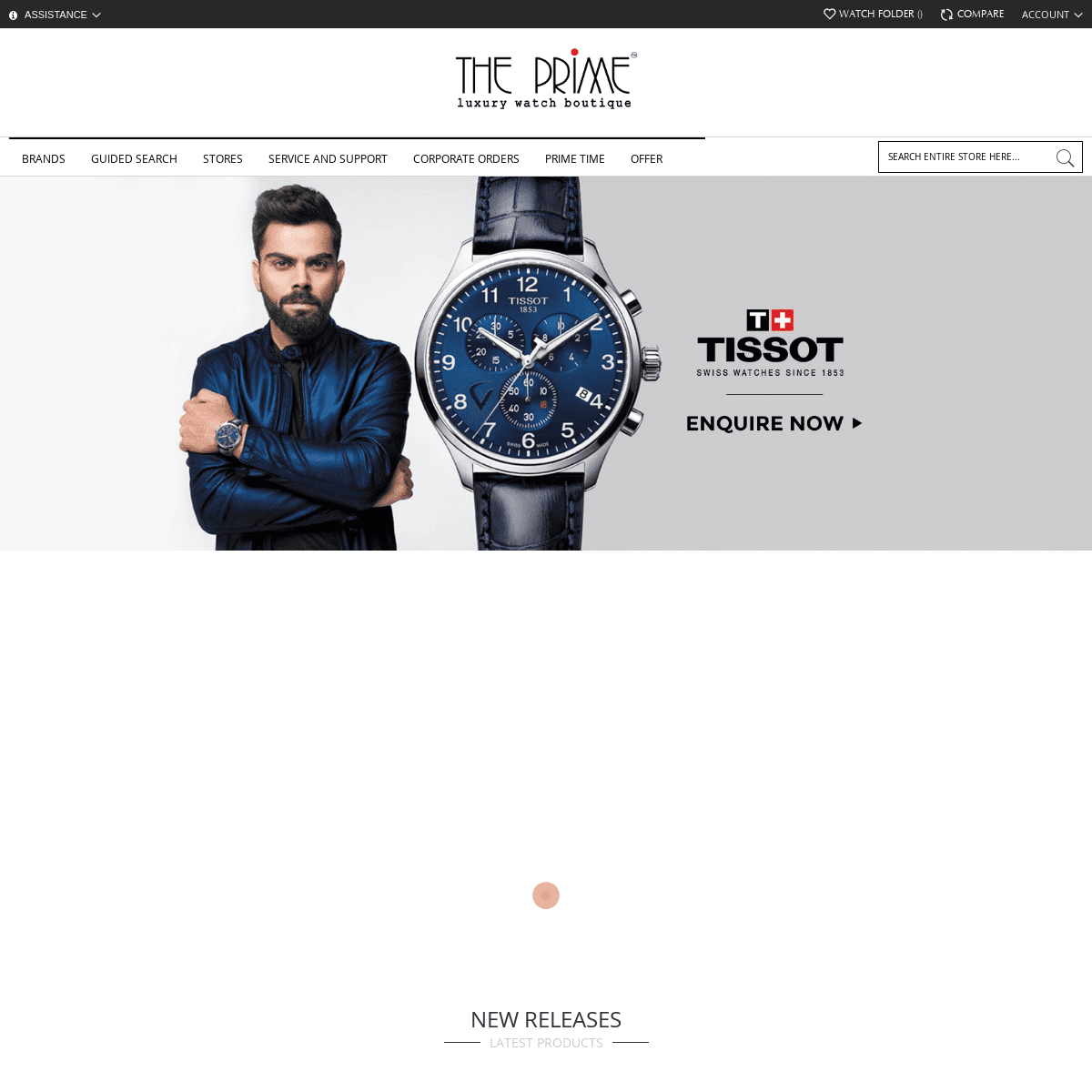 The Prime - Largest Luxury & Swiss Watch Retailer in India