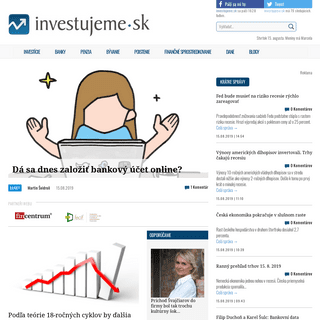 Investujeme.sk - odborný server spoločnosti Fincentrum