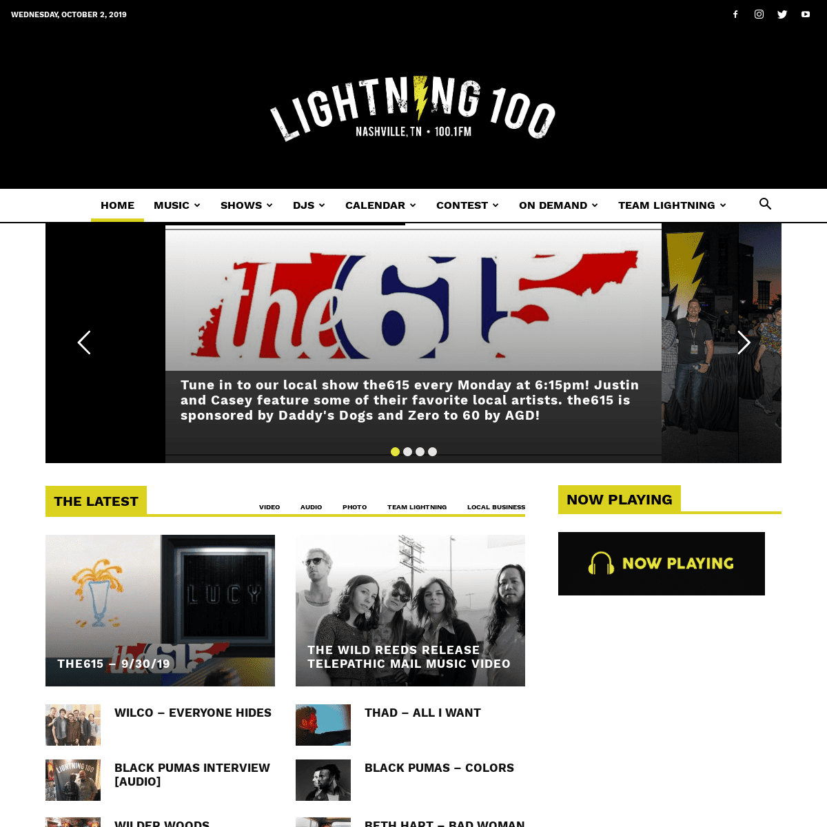 Lightning 100 : Nashville's Independent Radio - 100.1 FM WRLT