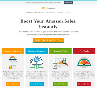 AMZDataStudio - The Only Seller Tools with Amazon Internal Data