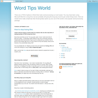 Word Tips World