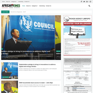 A complete backup of africantimesnews.co.za