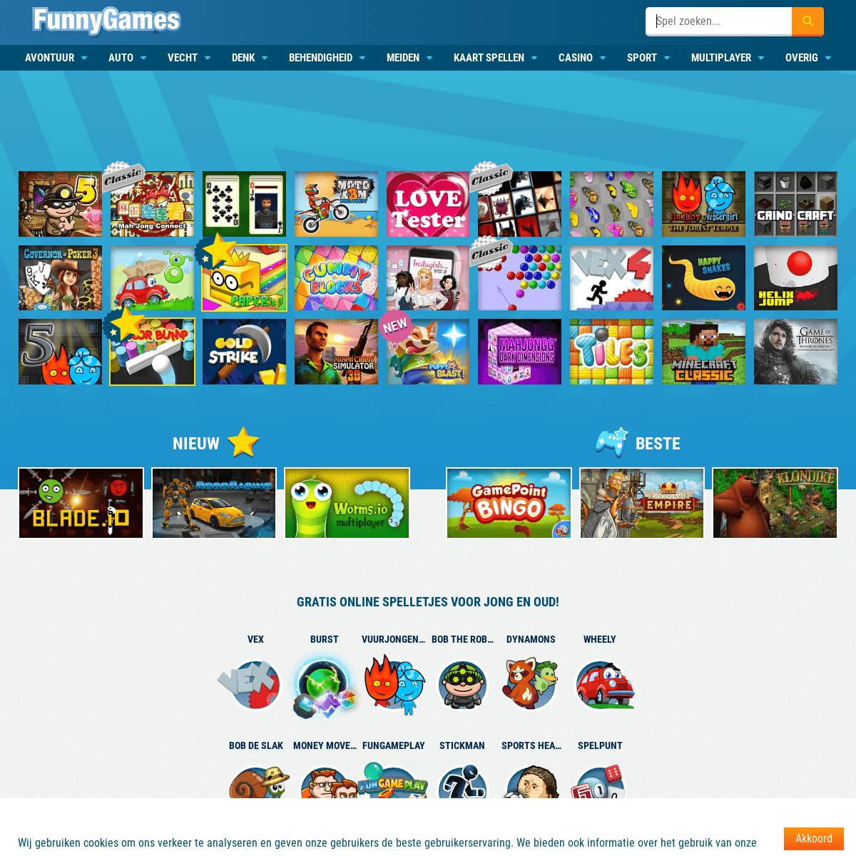 Online Spelletjes Voor Iedereen - Speel Gratis | FunnyGames
