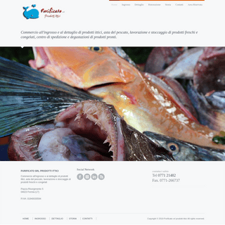 Purificato srl prodotti ittici | Commercio all'ingrosso e al dettaglio di prodotti ittici, asta del pescato, lavorazione e stocc
