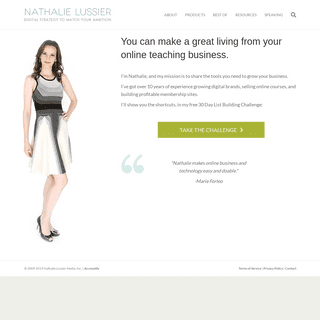 Home Page - Nathalie Lussier