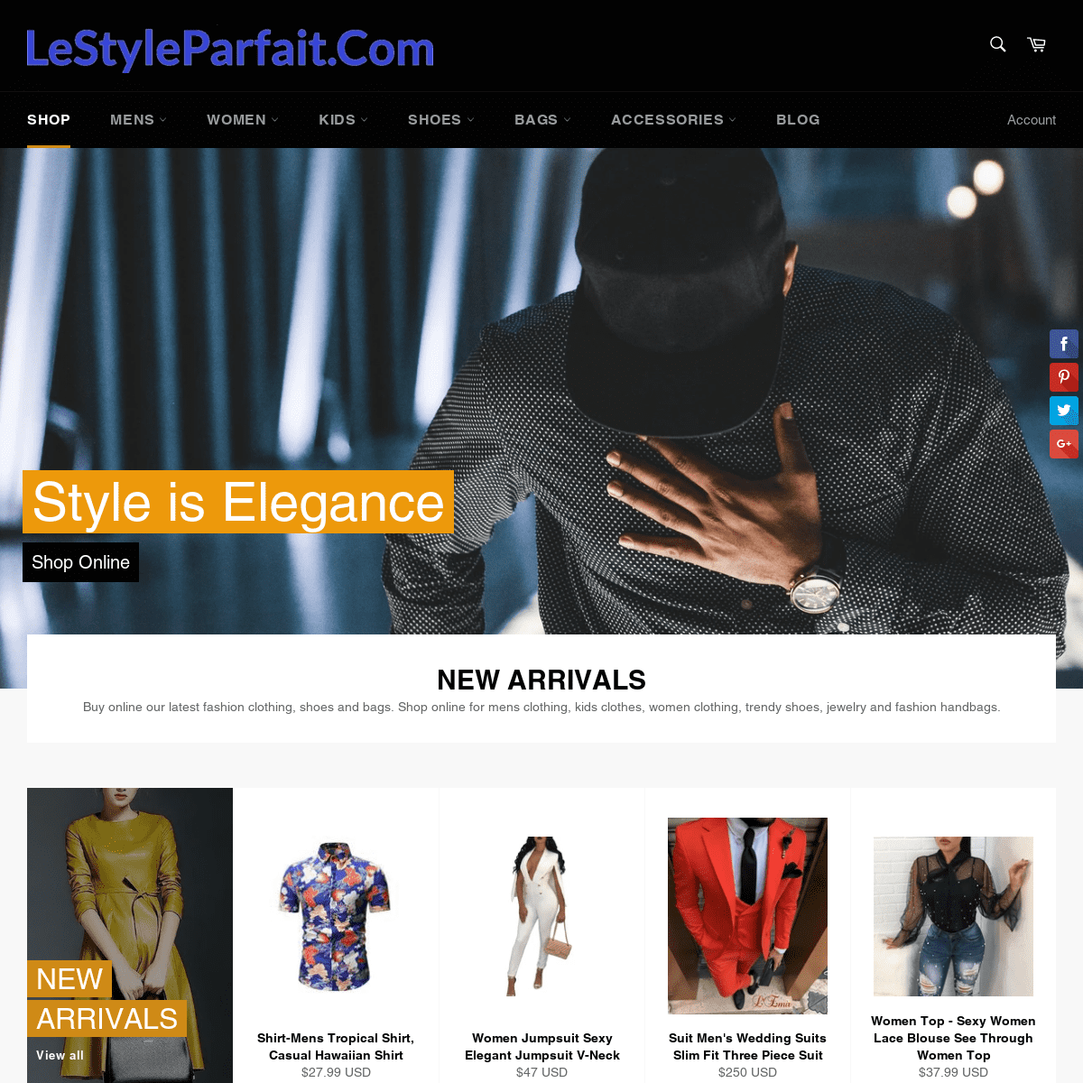 Shopping Online For Clothing, Shoes, Bags | LeStyleParfait.Com