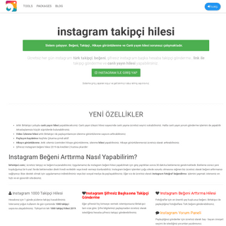 Instagram Takipçi Hilesi, Instagram Beğeni ve Türk Takipçi Hilesi Sitesi | Birtakipci