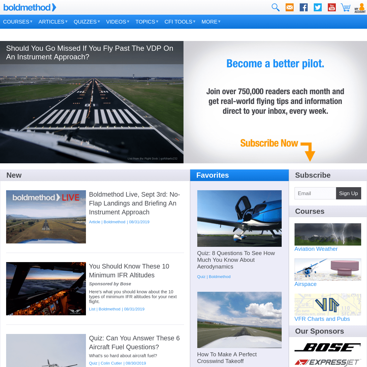 Online Flight Training Courses and CFI Tools | Boldmethod
