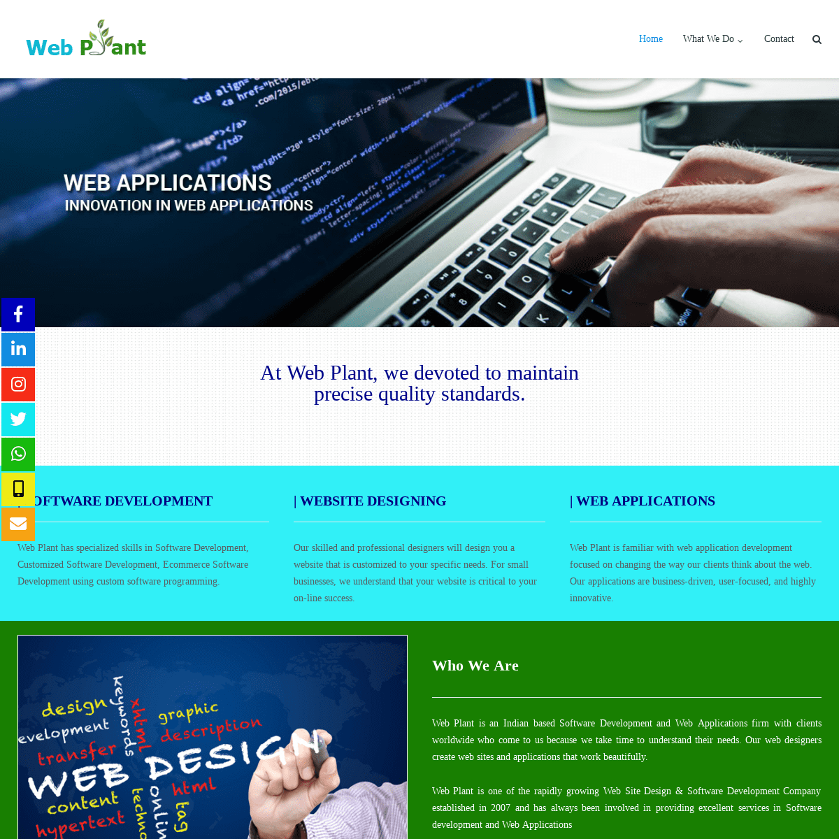 Web Plant – Web Design, Development, SEO and Digital Marketing Company in Hyderabad