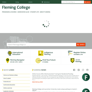 Welcome to Fleming : Fleming College