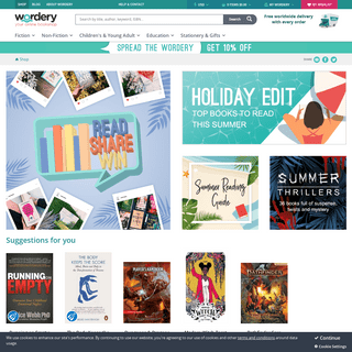 Buy Books Online, Over 10 Millions Books Available | wordery.com