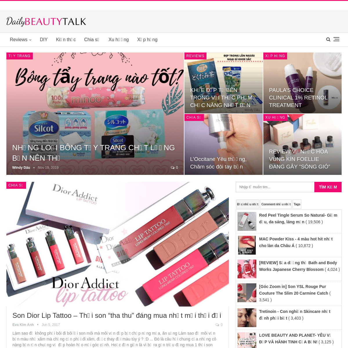 A complete backup of dailybeautytalk.com