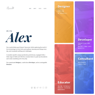 Alecaddd | Designer Developer Dreamer