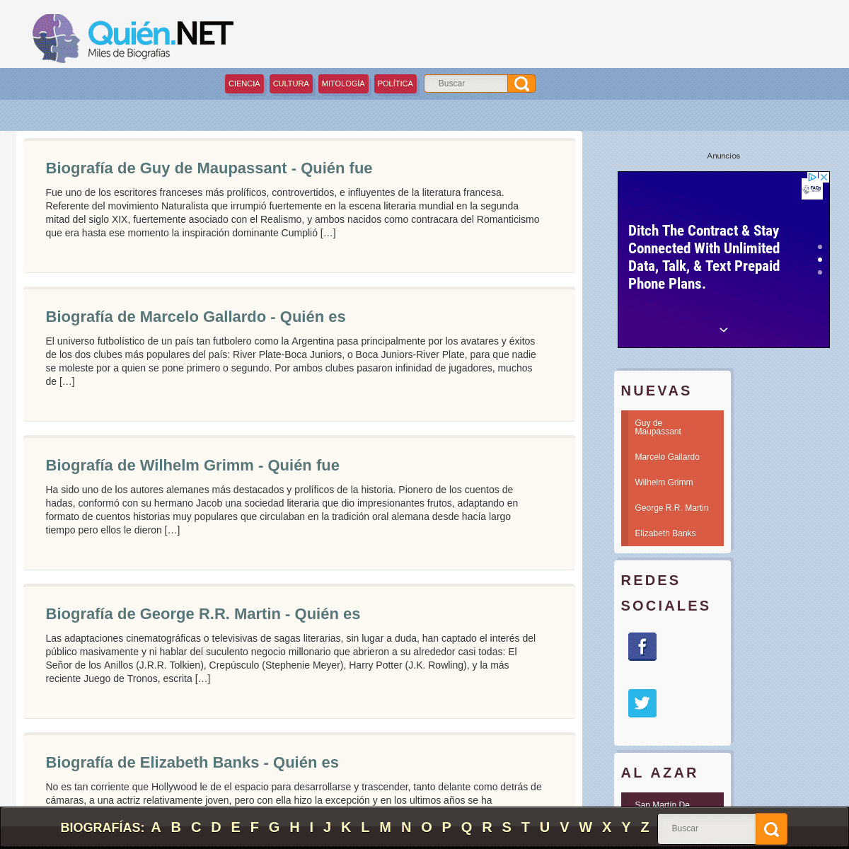 Quien.NET - Biografias