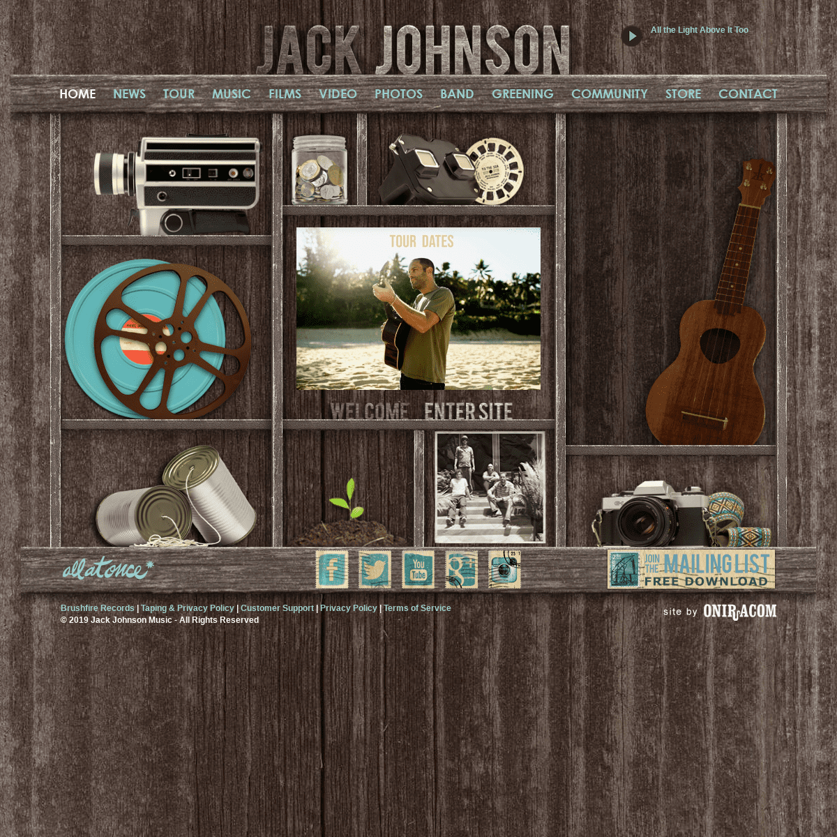 Home - Jack Johnson Music