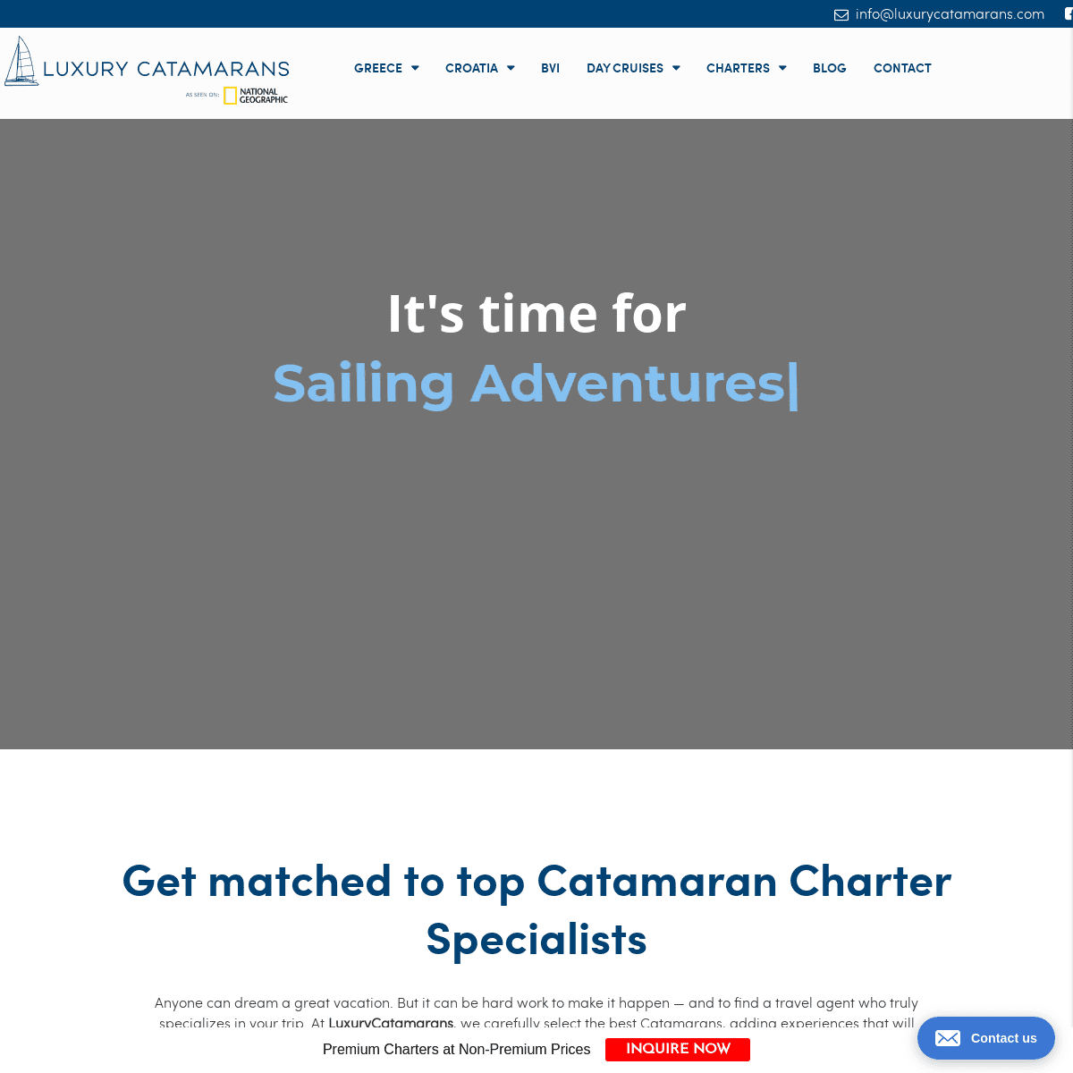 Sailing Holiday with Catamaran Charter | Luxurycatamaran.com
