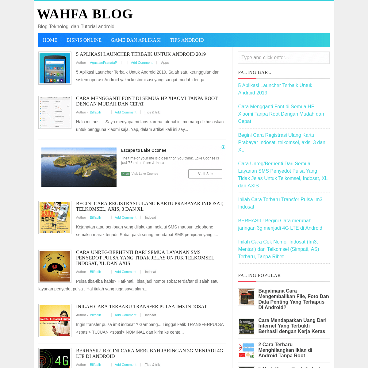 Wahfa Blog