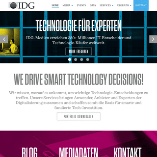 Home - IDG - Media, Data und Services für die Technologie-Branche