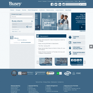 Busey Bank - Online Banking, Mortgages, Home Equity Loans, Commercial Banking, Investment Planning and Wealth