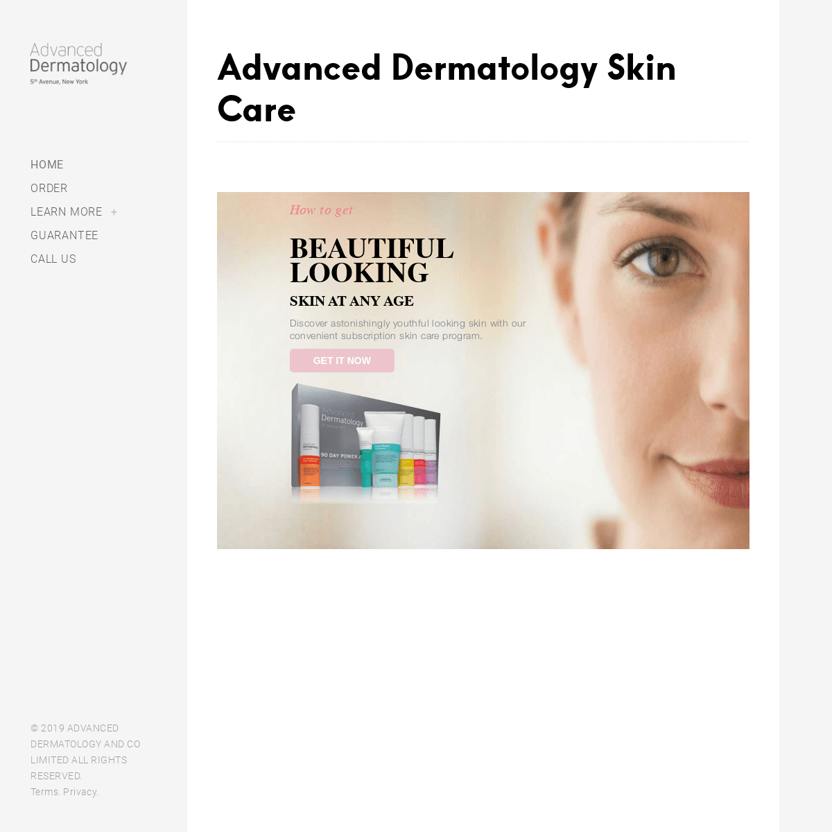 Advanced Dermatology Skin Care