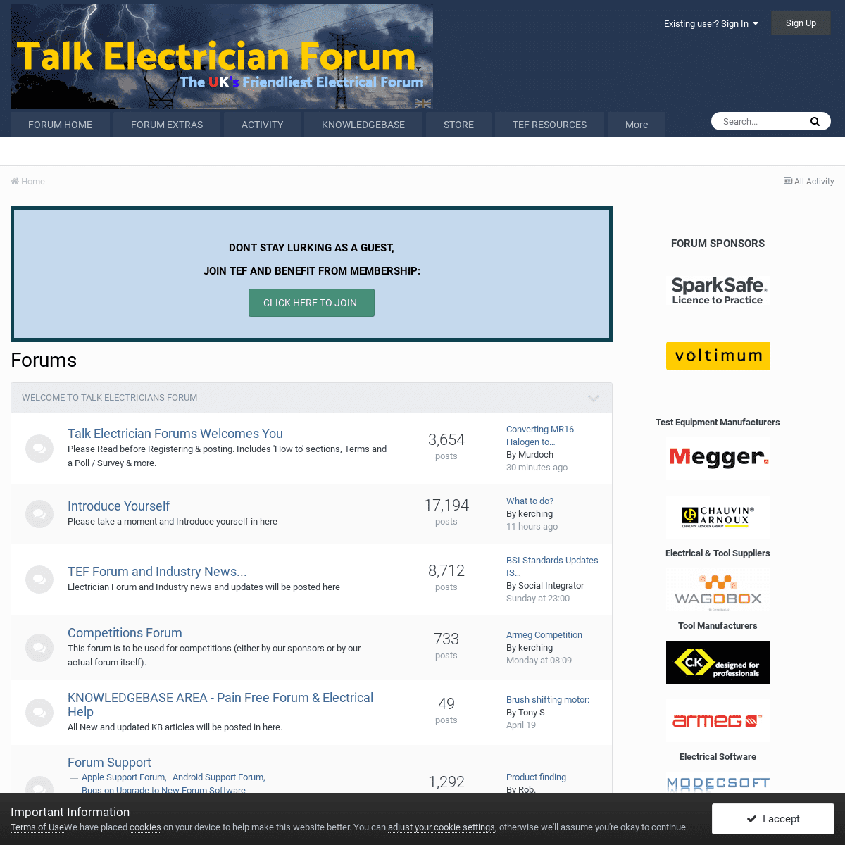 Talk Electrician Forum