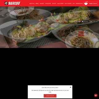 Berco's - Chinese and Thai Cuisine || Launched Delivery App with extra reward Bercoins