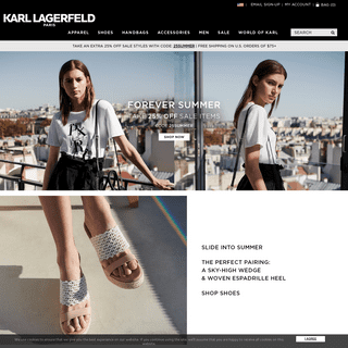 Karl Lagerfeld Paris women’s apparel, shoes, handbags and more - Karllagerfeldparis.com