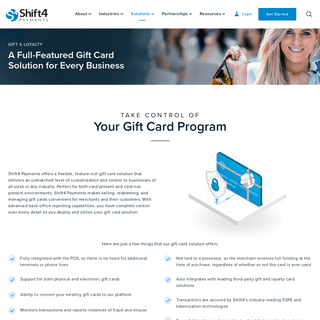Gift & Loyalty Programs | Shift4 Payments