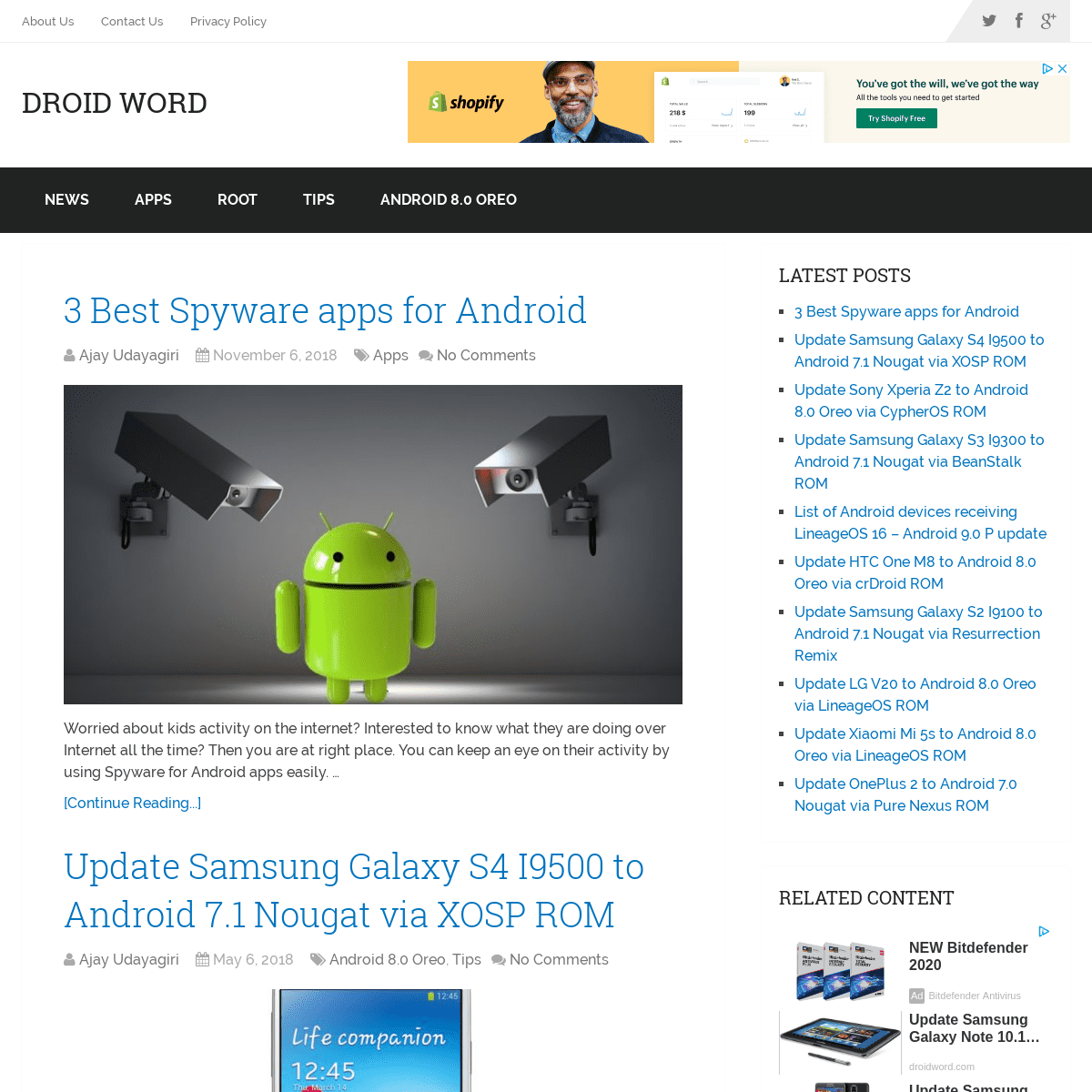A complete backup of droidword.com