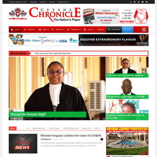 Guyana Chronicle | The Nation's Newspaper