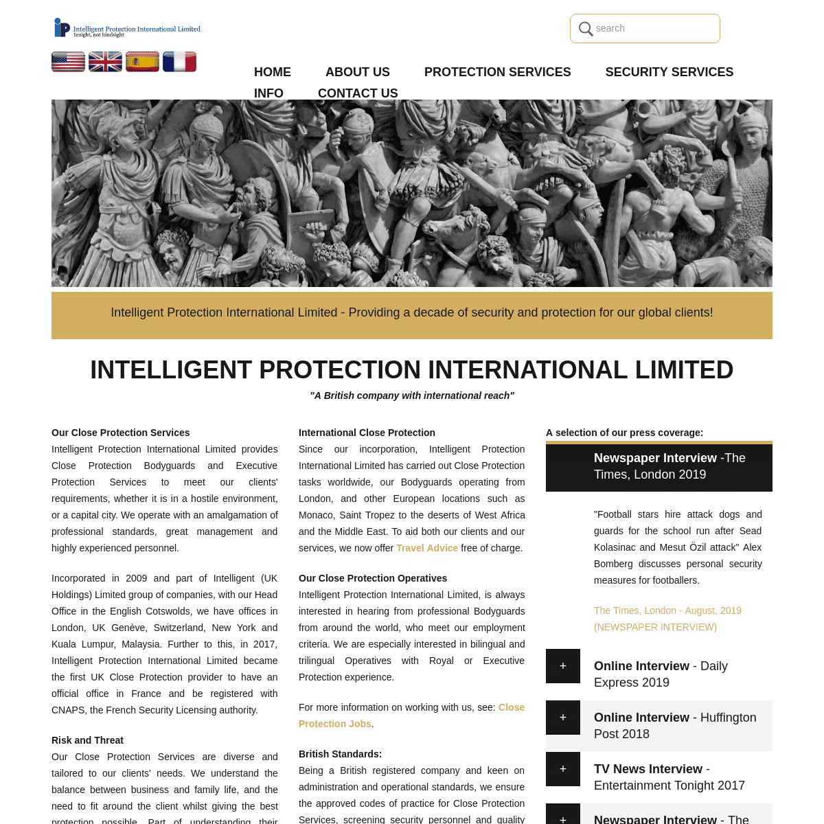 A complete backup of intelligent-protection.co.uk