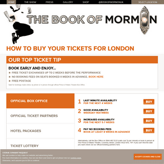 A complete backup of bookofmormonlondon.com