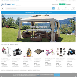 Giordano Shop - Prodotti per casa, arredamento, bricolage, giochi, elettrodomestici - Giordano Shop