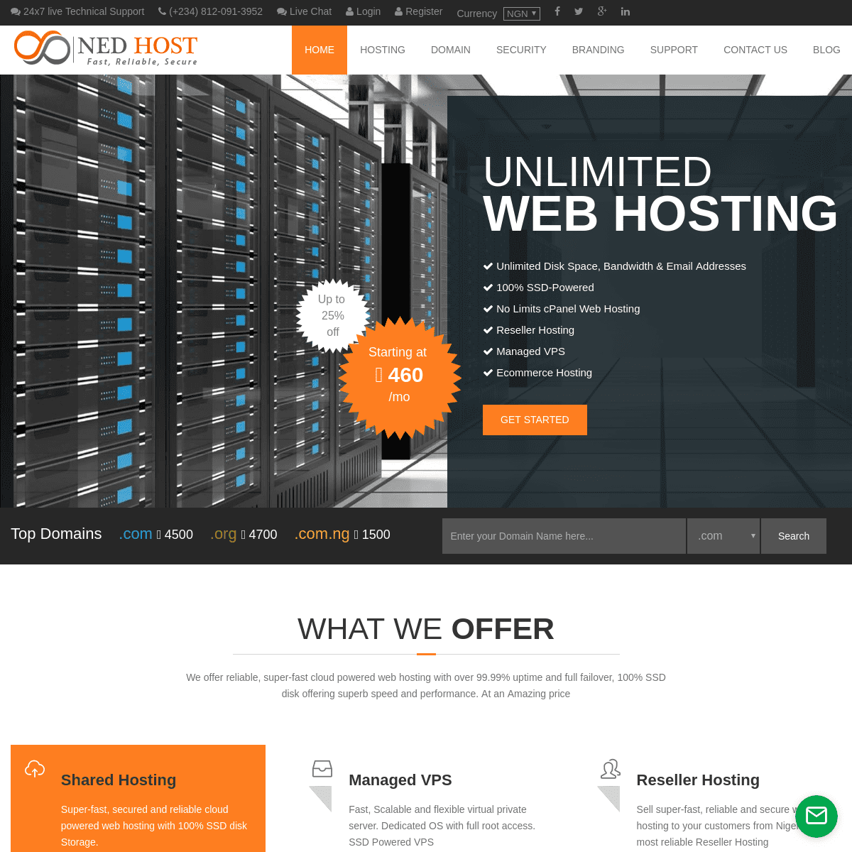 Best Web Hosting company in Nigeria, cheap, Fast and Reliable