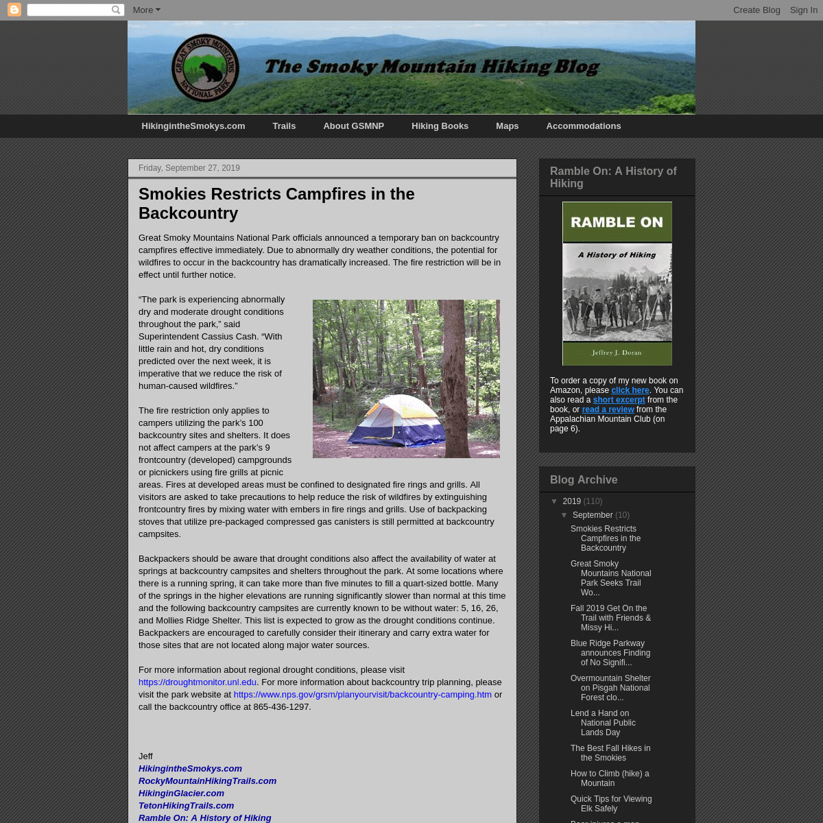 The Smoky Mountain Hiking Blog