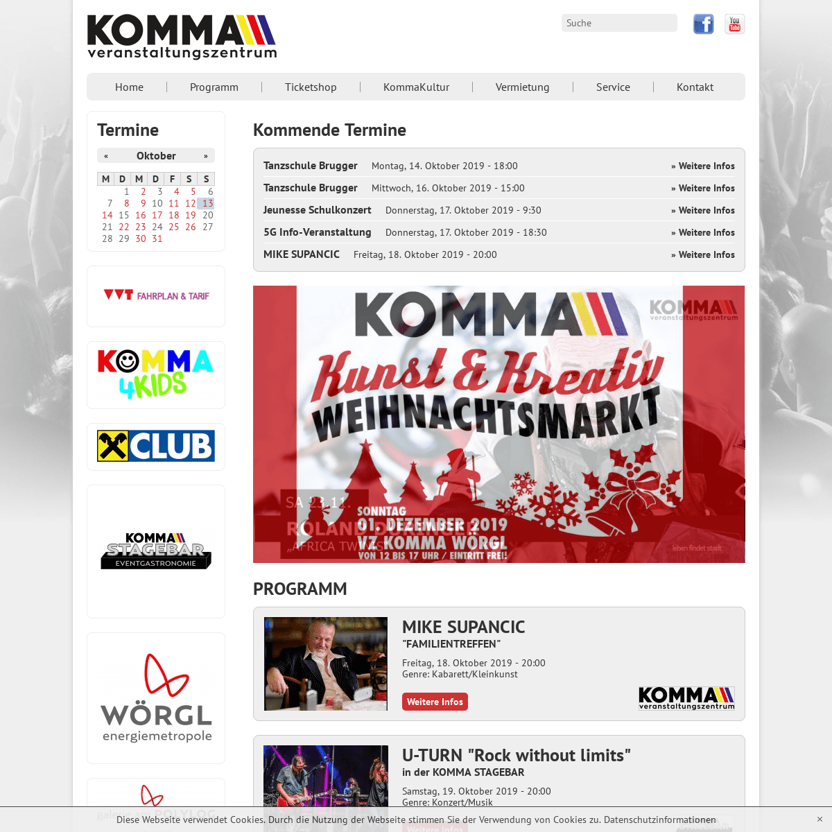 A complete backup of komma.at