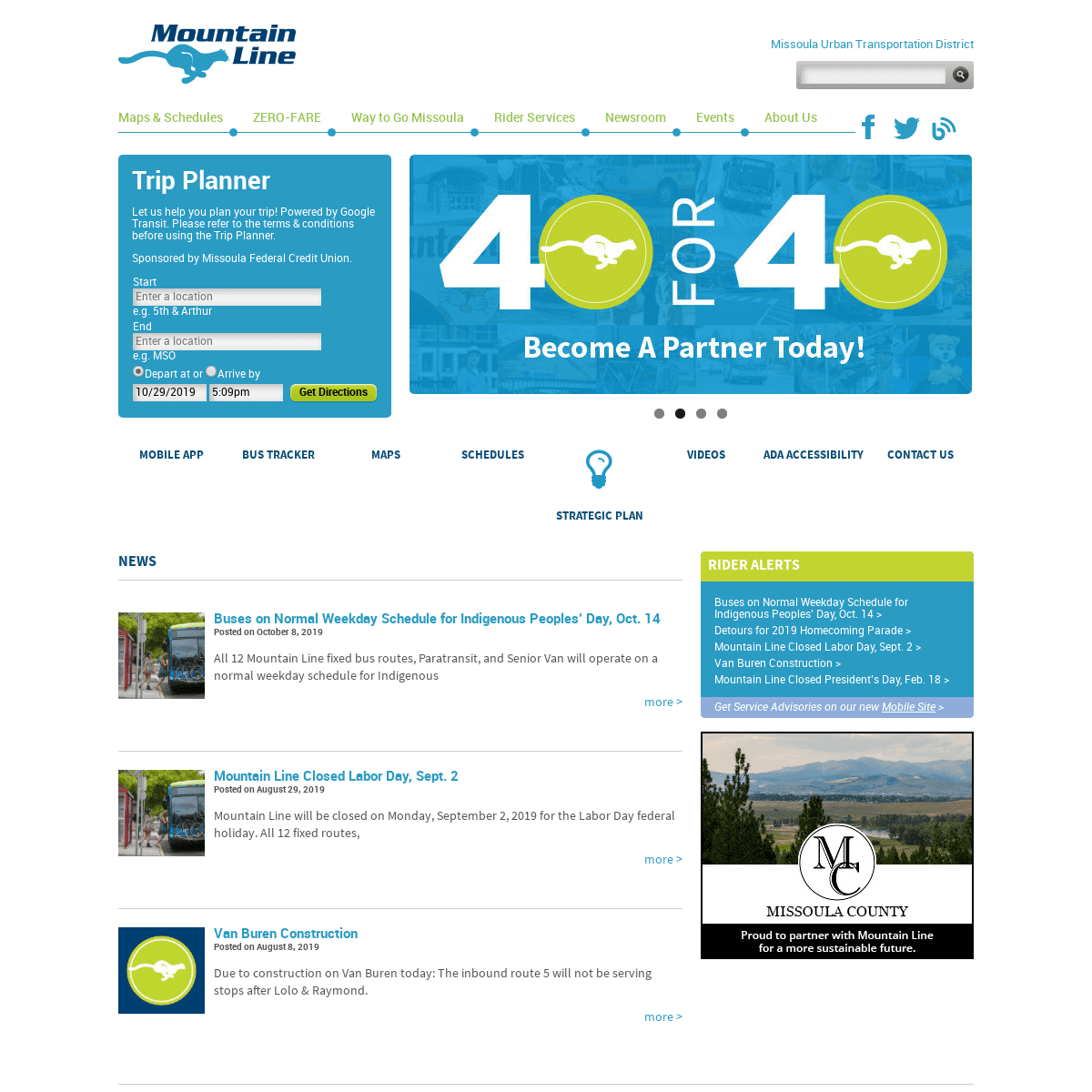 A complete backup of mountainline.com