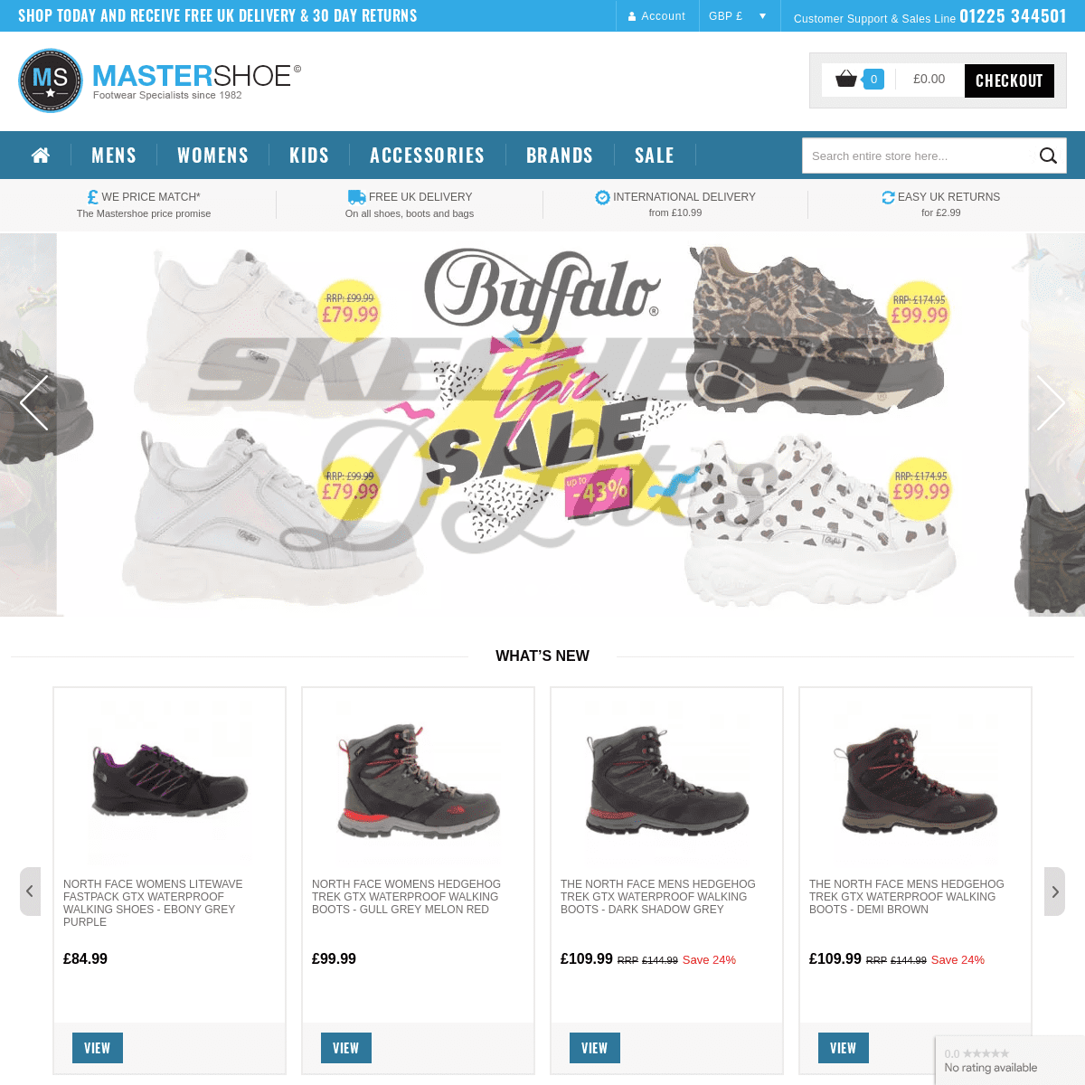 Mastershoe | Shoes, boots, trainers and sandals for men, women and children