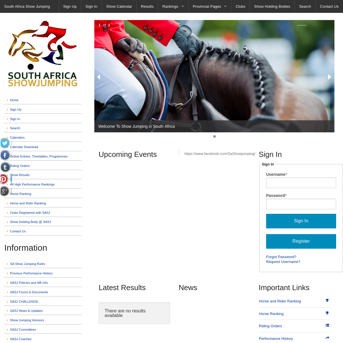 South African Show Jumping