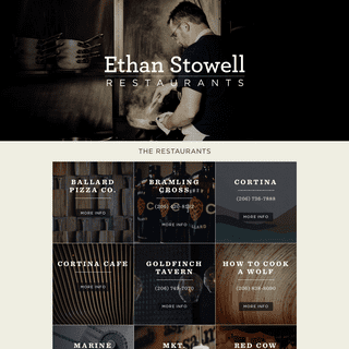 Ethan Stowell Restaurants | Seattle