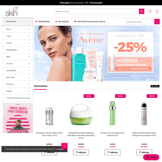 Skin.pt - A sua loja online de Cosmética - Vamos às compras?