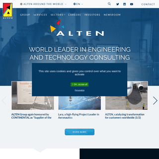 ALTEN GROUP - Leader in outsourced Engineering - R&D - IT Services - ALTEN Group