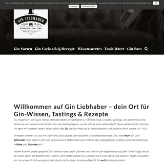 A complete backup of gin-liebhaber.de
