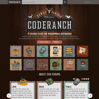 A complete backup of coderanch.com