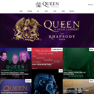 QueenOnline.com - The Official Queen Website