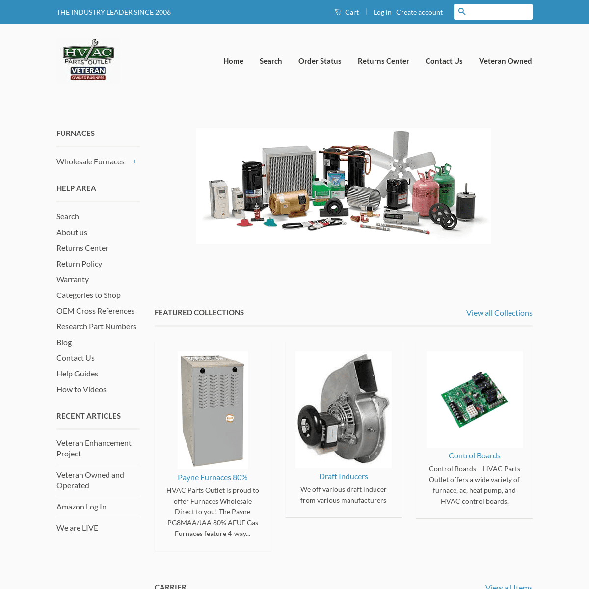 HVAC Parts Outlet: AC, Heating, and HVAC parts and HVAC supplies